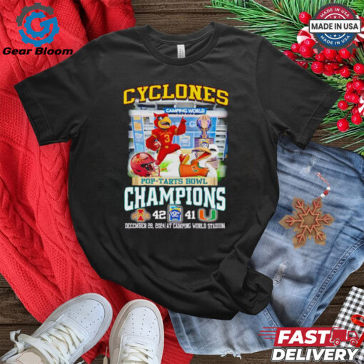 Cyclones Pop Tarts Bowl Champions score mascot Fan Favorite shirt