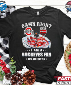 Damn right I am a Ohio State Buckeyes now and forever stadium shirt