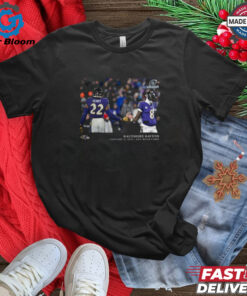 Derrick Henry Baltimore Ravens NFL Flash Features Wild Card T-Shirt - Celebrate Derrick Henry's Impact in the NFL Wild Card, Bold Design for Ravens Fans, Perfect for Showcasing Support for Henry and the Baltimore Ravens in the Playoffs