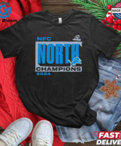 Detroit Lions 2024 NFC North Division Champions Conquer T Shirt