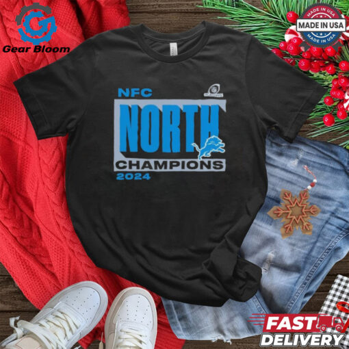 Detroit Lions 2024 NFC North Division Champions Conquer T Shirt