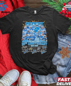 Detroit Lions 95th Anniversary 1930 2025 Celebration Shirt