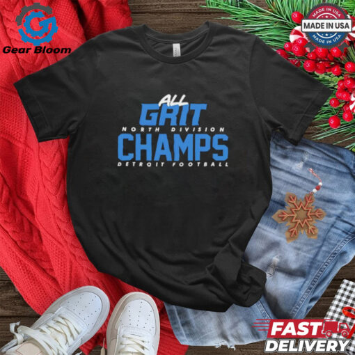 Detroit Lions All Grit NFC North Division Champions 2024 shirt