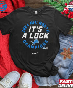 Detroit Lions It’s A Lock Nike 2024 NFC North Division Champions Locker Room Shirt