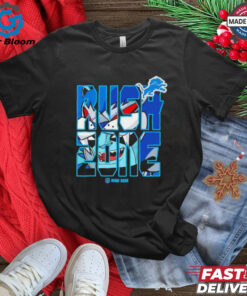 Detroit Lions NFL Rush Zone Football Logo shirt