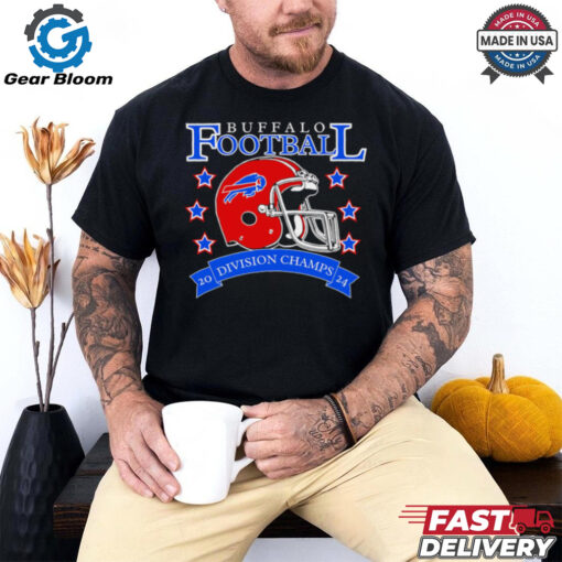 Division Champions 2024 Buffalo Bills helmet shirt