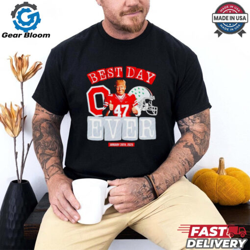 Donald Trump x Ohio State Buckeyes 2025 CFP National Champions best day ever shirt