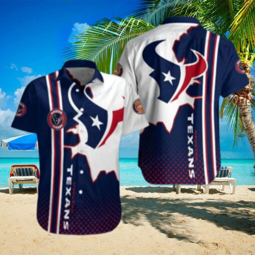 Dual Design Houston Texans Hawaiian Shirt