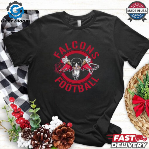 Falcons Football Nfl Rush Zone Cartoon Character Shirt