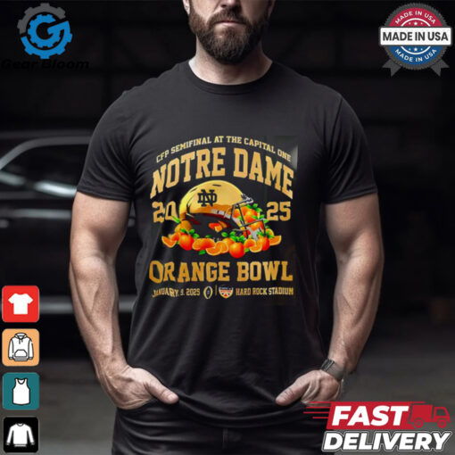 Fighting Irish Orange Bowl Champions 2025 Baseball shirt