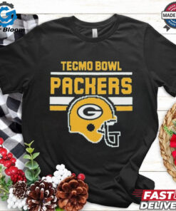 Green Bay Packers Tecmo Bowl Helmet T shirt