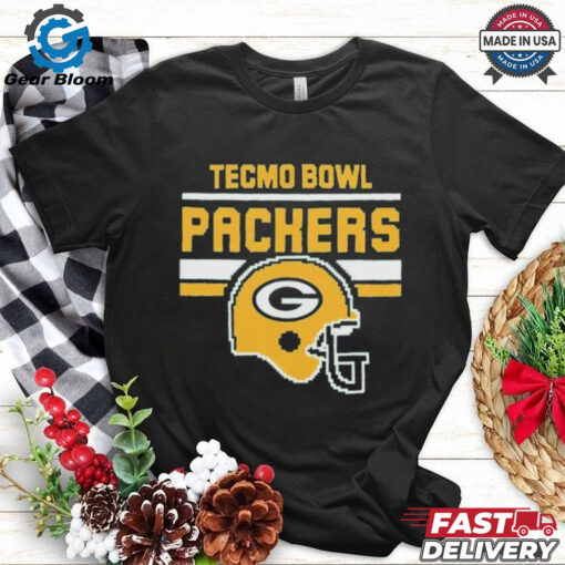 Green Bay Packers Tecmo Bowl Helmet T shirt