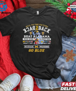 Hail to the victors beat Alabama Rose Bowl and Reliaquest Bowl Michigan Wolverines Best Selling shirt