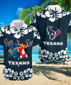 Houston Texans Hawaiian Shirt Stitch And Lilo