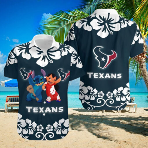 Houston Texans Hawaiian Shirt Stitch And Lilo