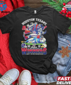 Houston Texans Vs Los Angeles Rams Winners AFC Wild Card Playoffs 2025 NFL Mascot T shirts