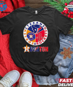 Houston sports Texans Rockets Astros logo shirt