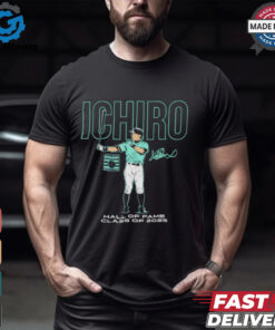 Ichiro Suzuki Hall of Fame Class of 2025 signature shirt