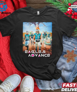 Jalen Hurts Philadelphia Eagles X Squid Game Eagles Advance shirt