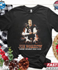 Joe Burrow Making Cincinnati Great Again Skyline Signature Shirt