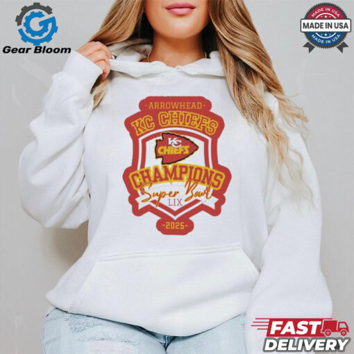 Kansas City Chiefs 2025 Super Bowl LIX Champions shirt