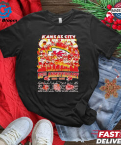 Kansas City Chiefs 65th Anniversary 1960 2025 thank you shirt