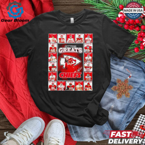 Kansas City Chiefs all time greats Chiefs all team shirt