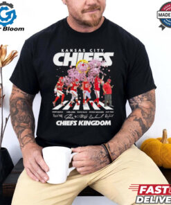 Kansas City Chiefs kingdom walking peach blossom signatures shirt