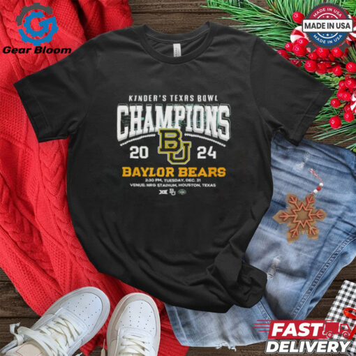 Kinder’s Texas Bowl Champions 2024 Baylor Bears Best Selling shirt