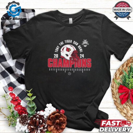 Louisville Cardinals Is The 2024 Tony The Tiger Sun Bowl Champions Quarter Final College Football Playoff Classic Shirt