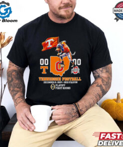 Mascot Tennessee Volunteers vs Ohio State Buckeyes Dec 21 2024 Ohio Stadium Playoff First Round shirt