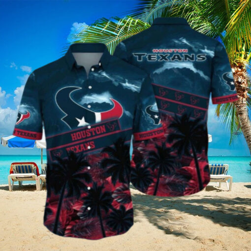 Midnight Tropics Houston Texans Hawaiian Shirt