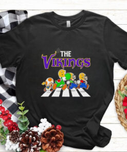 Minnesota Vikings Super Mario Abbey Road shirt