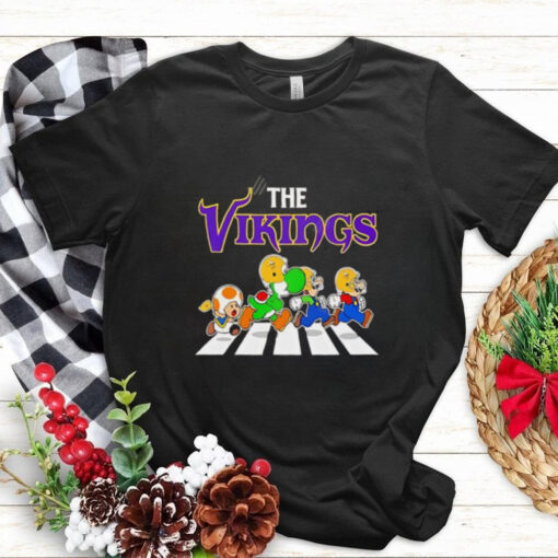 Minnesota Vikings Super Mario Abbey Road shirt