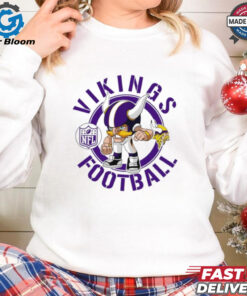 Minnesota Vikings football NFL Rush Zone Cartoon Character shirt