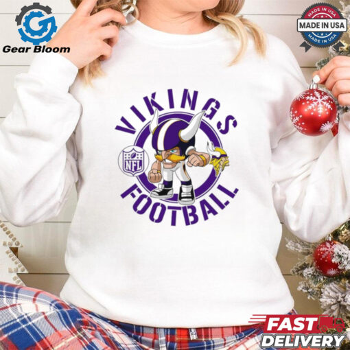 Minnesota Vikings football NFL Rush Zone Cartoon Character shirt