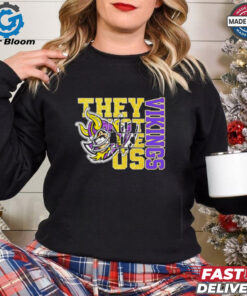 Minnesota Vikings they not like us 2025 lights shirt