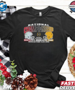 National championship Ohio State Buckeyes vs Notre Dame Fighting Irish 2025 shirt