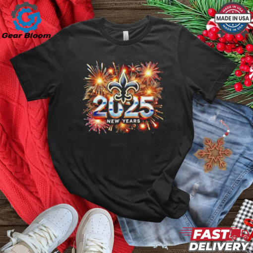 New Orleans Saints 2025 New Year firework Best Selling shirt