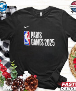 Nike NBA Paris Game 2025 Logo T Shirt