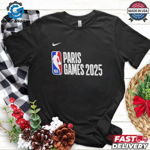 Nike NBA Paris Game 2025 Logo T Shirt