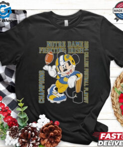 Notre Dame Fighting Irish Football x Mickey College Playoff Champions 2024 Shirt - Celebrate Notre Dame's College Playoff Victory, Unique Design Featuring Mickey and the Fighting Irish, Perfect for Fans of College Football and Notre Dame's Historic Win