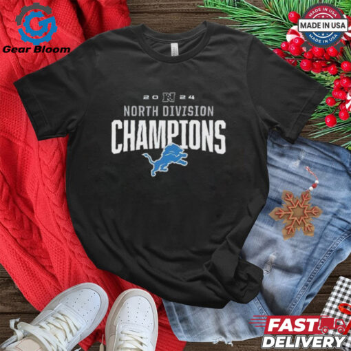 Official 2024 North Division Champions Detroit Lions NFL Playoffs Season Unisex Shirt