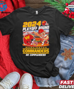 Official 2024 Playoffs Clinched Raise Hail Go Commanders Best Selling Shirt - Celebrate the Washington Commanders' Playoff Berth with Bold and Supportive Apparel, Perfect for Fans and Football Enthusiasts.