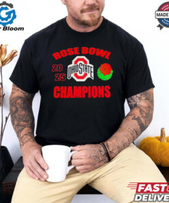 Official 2024 Rose Bowl Champions Ohio State Buckeyes logo Fan Favorite shirt