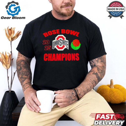 Official 2024 Rose Bowl Champions Ohio State Buckeyes logo Fan Favorite shirt