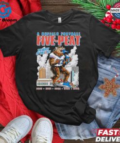 Official A Buffalo Bills Football Five-Peat The Beast of the East 2024 Best Selling Shirt - Celebrate the Buffalo Bills' Dominance in the AFC East with Bold 