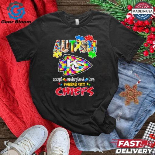 Official Autism accept understand love Kansas City Chiefs shirt