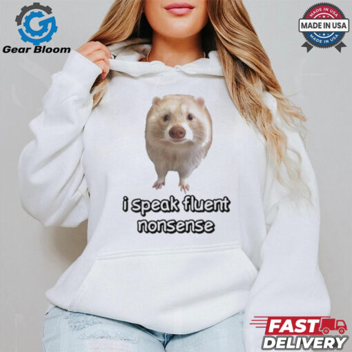 Official Baby Albino Raccoon I Speak Fluent Nonsense Shirts