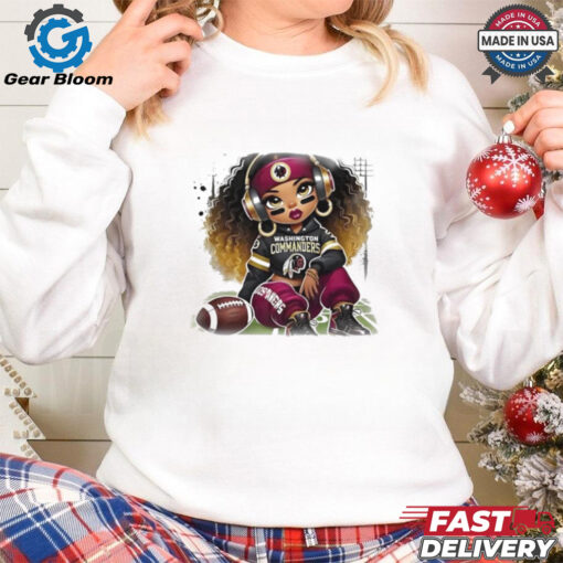 Official Beautiful girl Washington Commanders Football Fan Favorite shirt